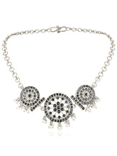 Classic Round Mandala Necklace Set