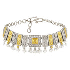 Antique Square Charm Pearl Tassel Set