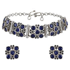 Classic Crystal Cluster Necklace Set