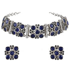 Classic Crystal Cluster Necklace Set
