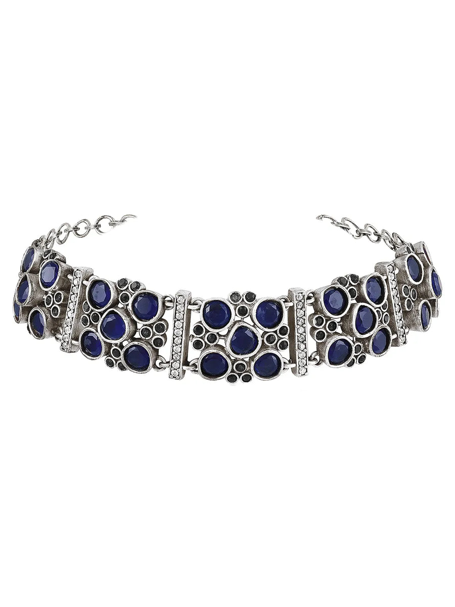 Classic Crystal Cluster Necklace Set