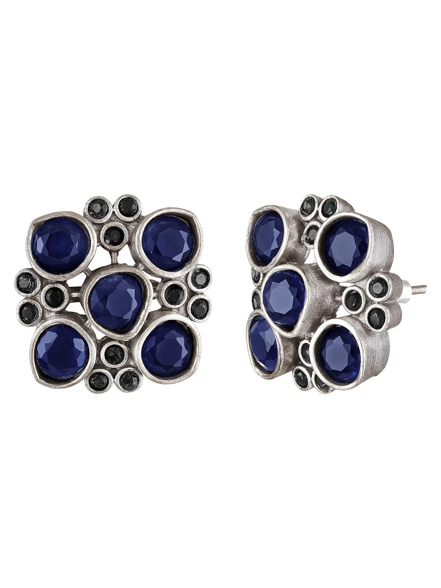 Classic Crystal Cluster Necklace Set