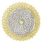 Bold Mandala Design Round Ring