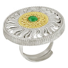 Sunburst Design Traditional Ring