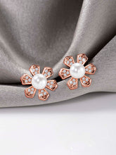 Floral Luxe Pearl CZ Studs