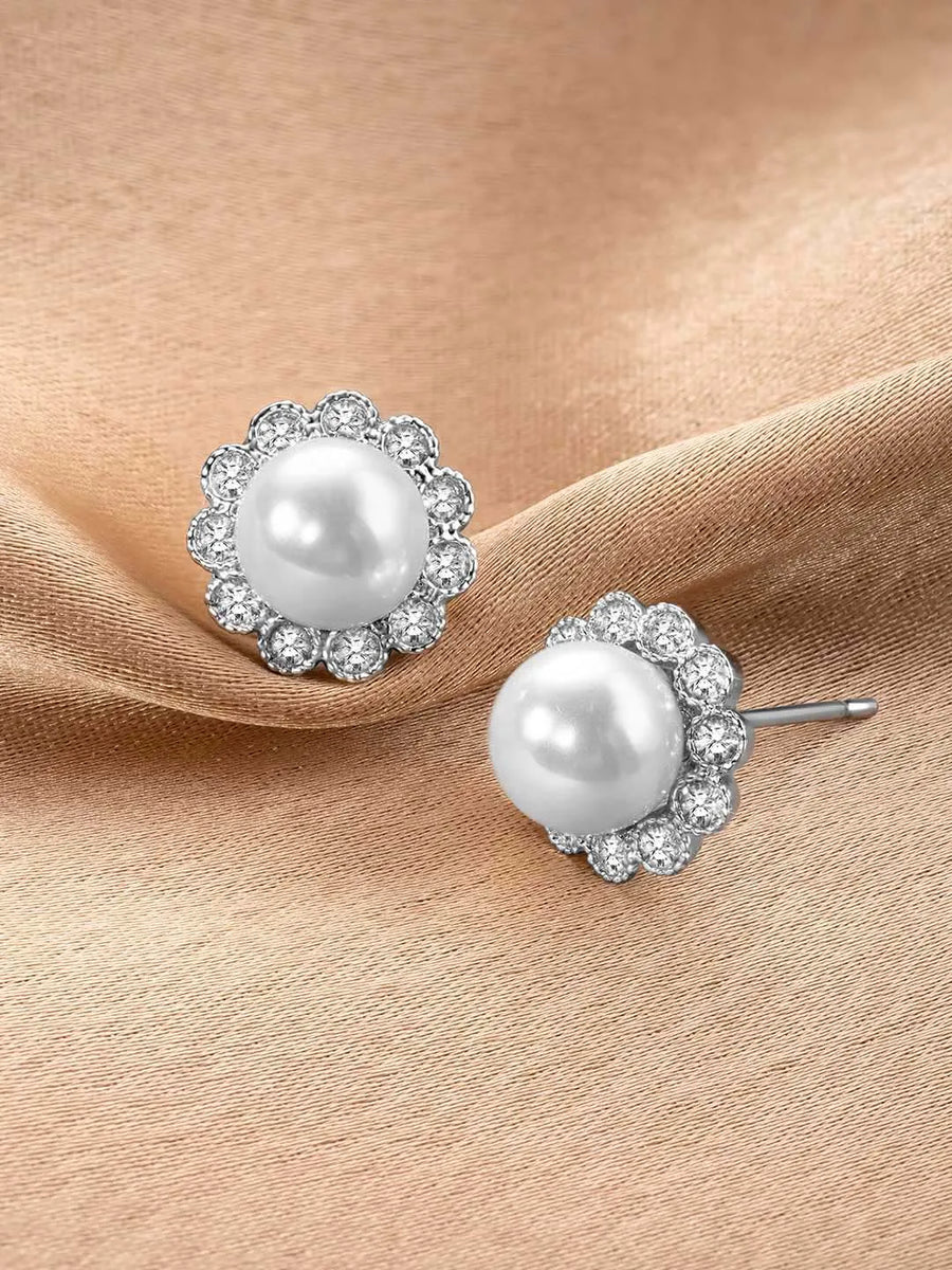 Pearl Studs for Women – Timeless & Elegant Earrings | Peora