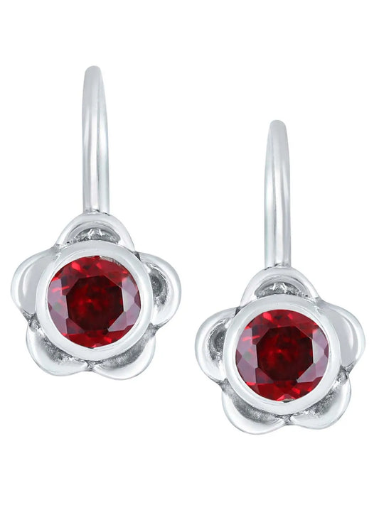 Graceful Flower Charm Earrings