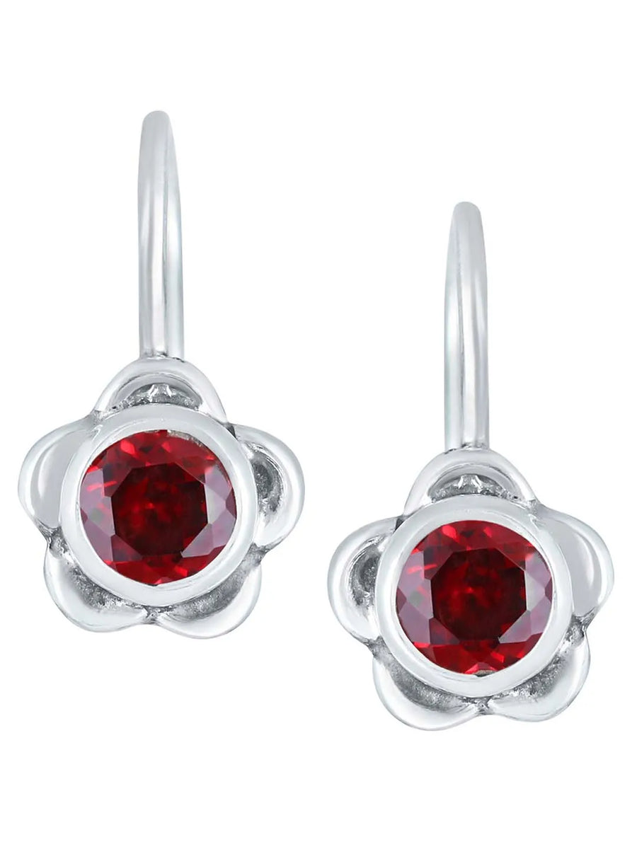 Graceful Flower Charm Earrings