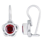 Graceful Flower Charm Earrings