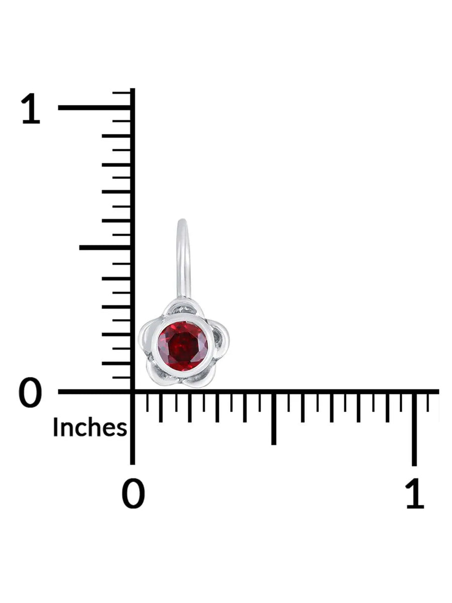 Graceful Flower Charm Earrings