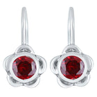 Graceful Flower Charm Earrings