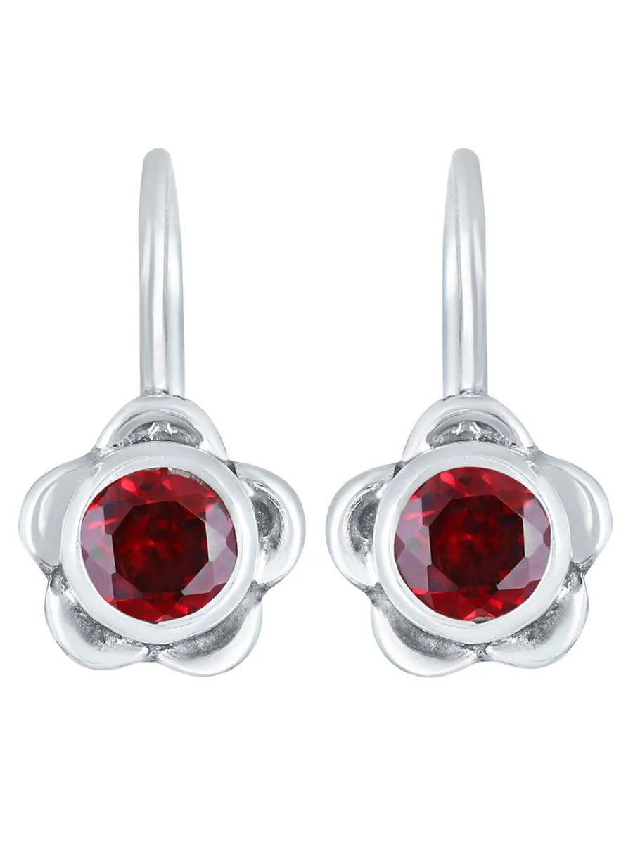 Graceful Flower Charm Earrings