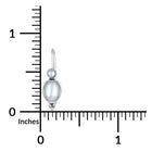 Blossoming Beauty Drop Earrings - White