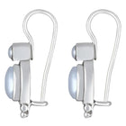 Blossoming Beauty Drop Earrings - White