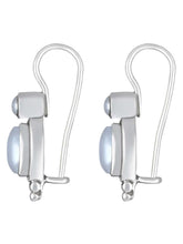 Blossoming Beauty Drop Earrings - White