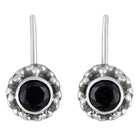 Whispers Shadowed Dreams Drop Earrings - Black