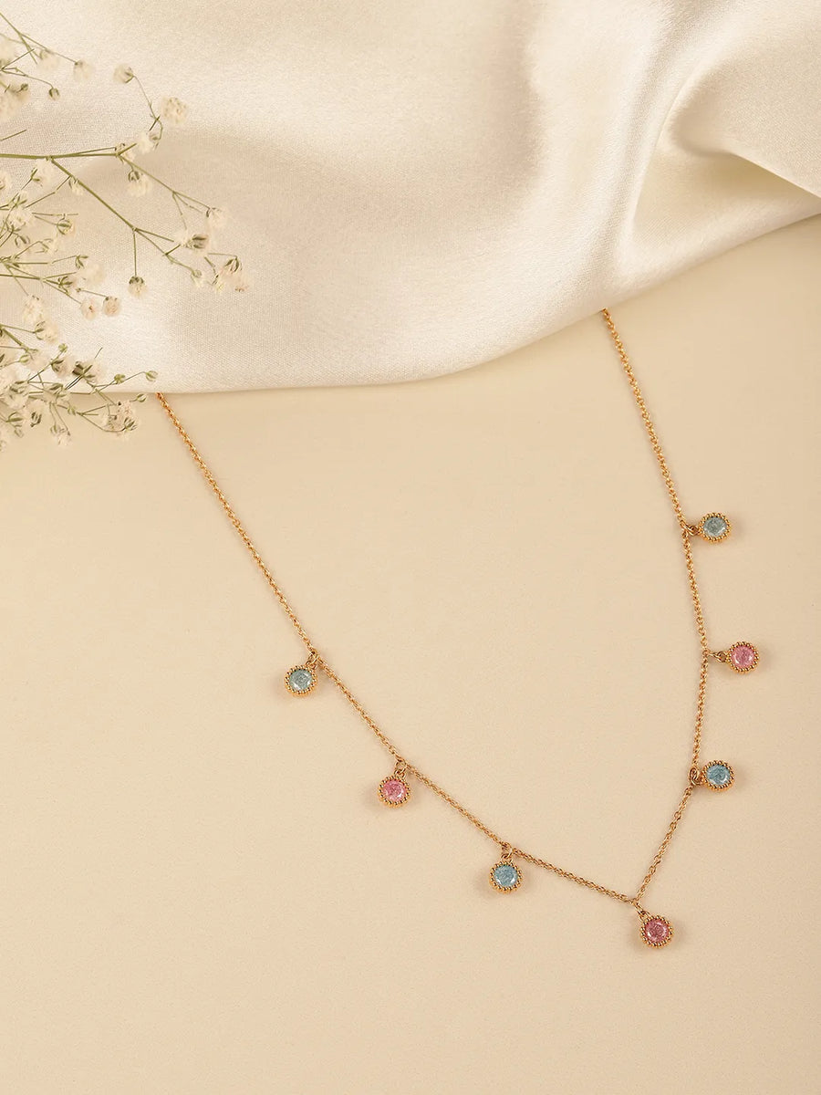 Joyful Gleam Multistone Necklace