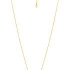 V Shaped Crystal Sparkle Pendant Chain - Gold