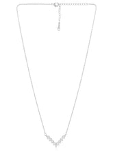 V Shaped Crystal Sparkle Pendant Chain