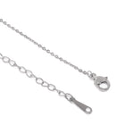 Elegant Circular Pendant Necklace. Silver necklace with a circular pendant. Best for casual wear, office wear & party wear. Wear Minimal Jewellery from Peora.