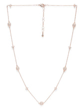 Dusky Charm Textured Chain Necklace
