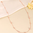 Dusky Charm Textured Chain Necklace