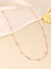 Dusky Charm Textured Chain Necklace