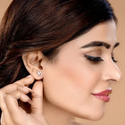 Dazzling Halo Pear Cut Earrings