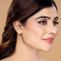 Dazzling Halo Pear Cut Earrings