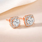 Timeless Regal Rays Stud Earrings - Rose Gold