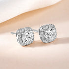 Timeless Regal Rays Stud Earrings - Silver