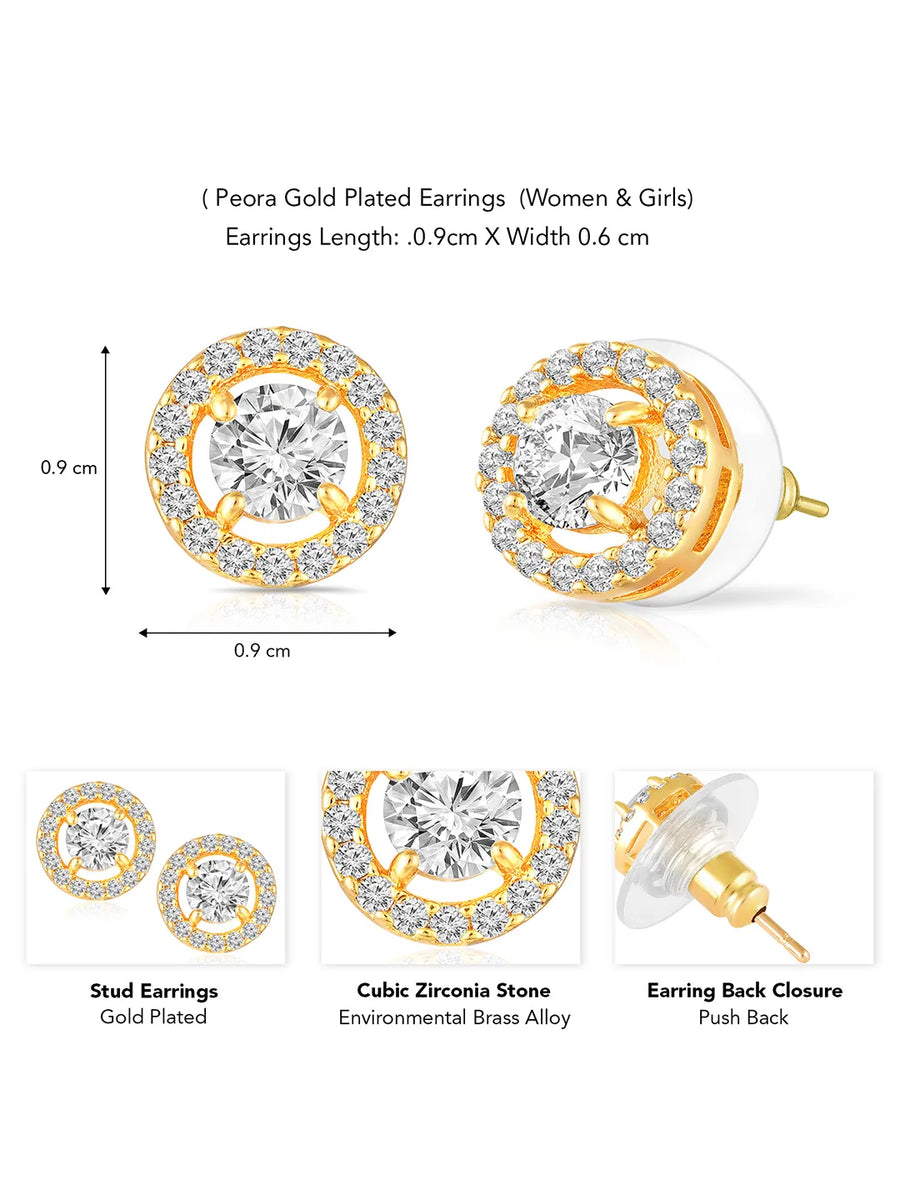 Stud Earrings – Timeless & Stylish Picks | Peora