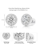 Gleaming Grace CZ Studs