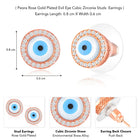 Evil Eye Stud Earrings – Protective & Trendy | Peora


