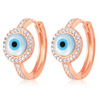 Evil Eye Hoop Earrings – Stylish & Protective Designs | Peora
