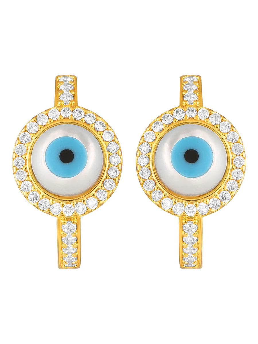 Eye Hoop Earrings | Trendy & Bold Statement Styles – Peora