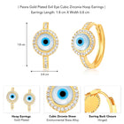 Eye Hoop Earrings | Trendy & Bold Statement Styles – Peora