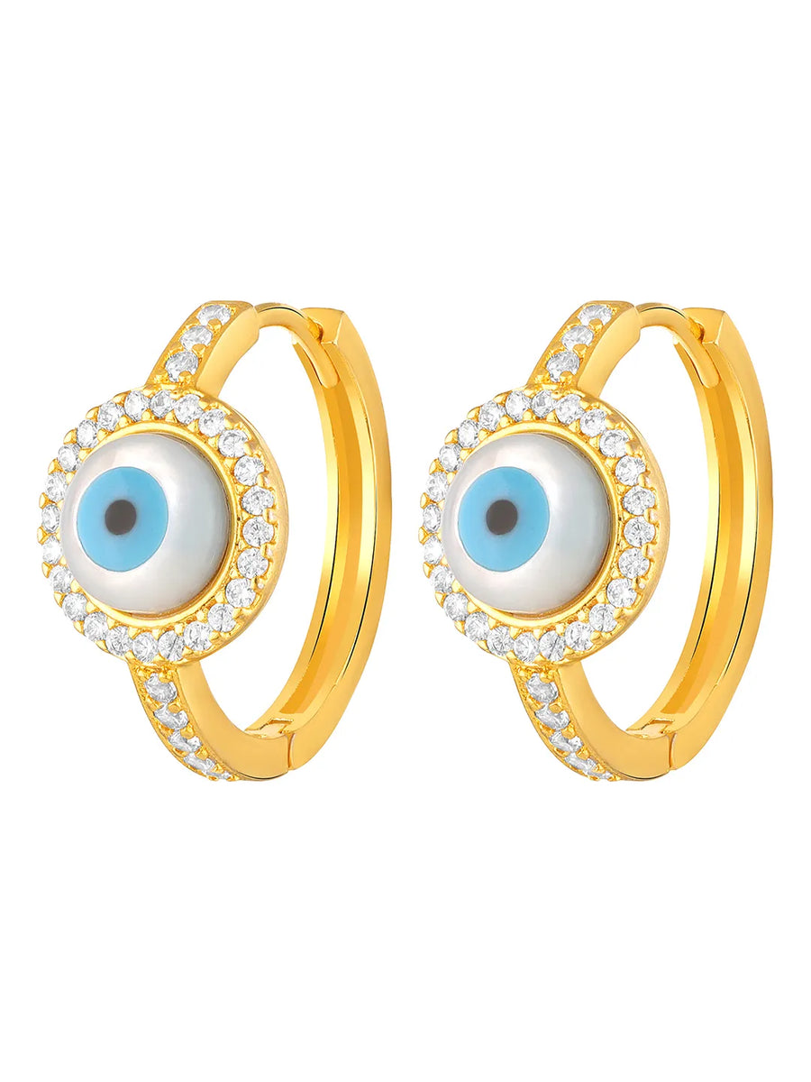 Eye Hoop Earrings | Trendy & Bold Statement Styles – Peora