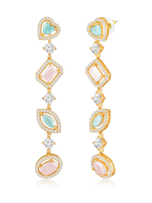 Crystal Drop Earrings – Shimmering & Elegant Styles | Peora