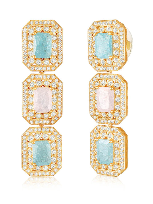 Crystal Drops – Elegant & Sparkling Earrings | Peora