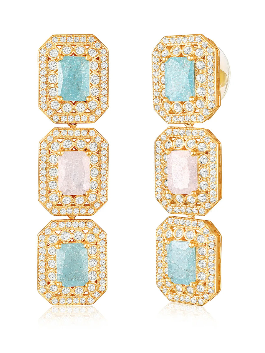 Crystal Drops – Elegant & Sparkling Earrings | Peora