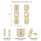 Crystal Drops – Elegant & Sparkling Earrings | Peora