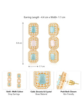 Crystal Drops – Elegant & Sparkling Earrings | Peora