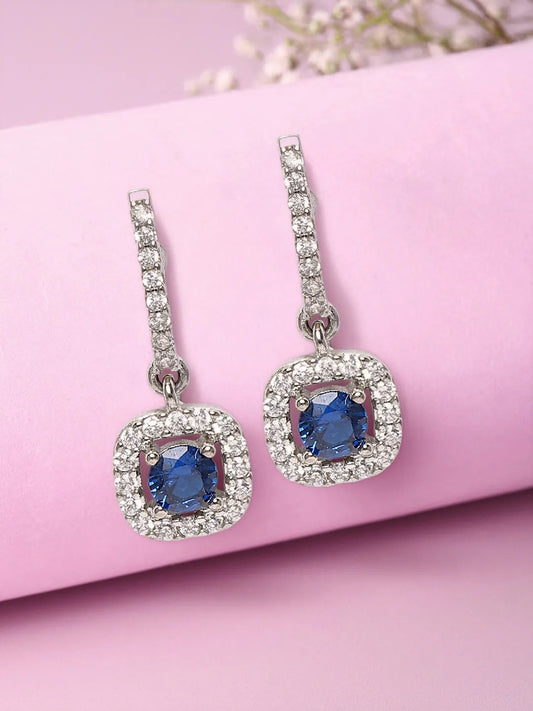 Graceful Cubic Zirconia Drop Earrings