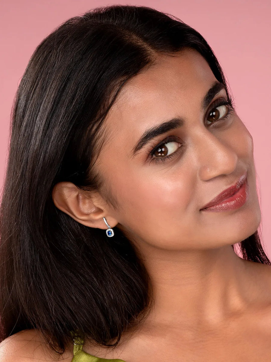 Graceful Cubic Zirconia Drop Earrings