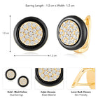 Round Stud Earrings – Timeless & Elegant Looks | Peora