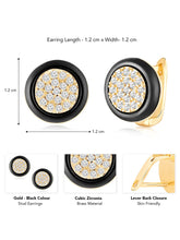 Round Stud Earrings – Timeless & Elegant Looks | Peora