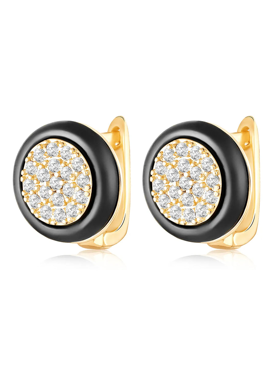 Round Stud Earrings – Timeless & Elegant Looks | Peora