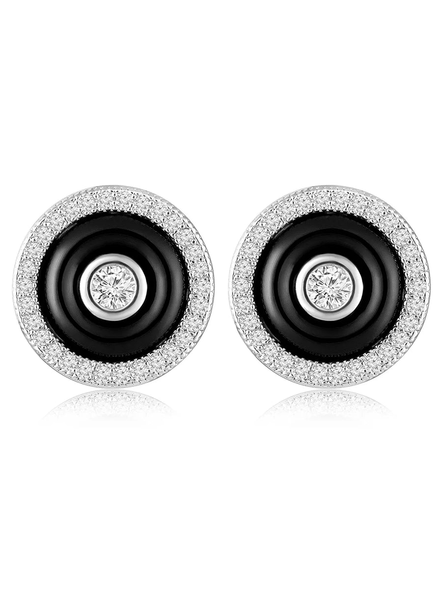 Round Stud Earrings – Classic & Chic Styles | Peora