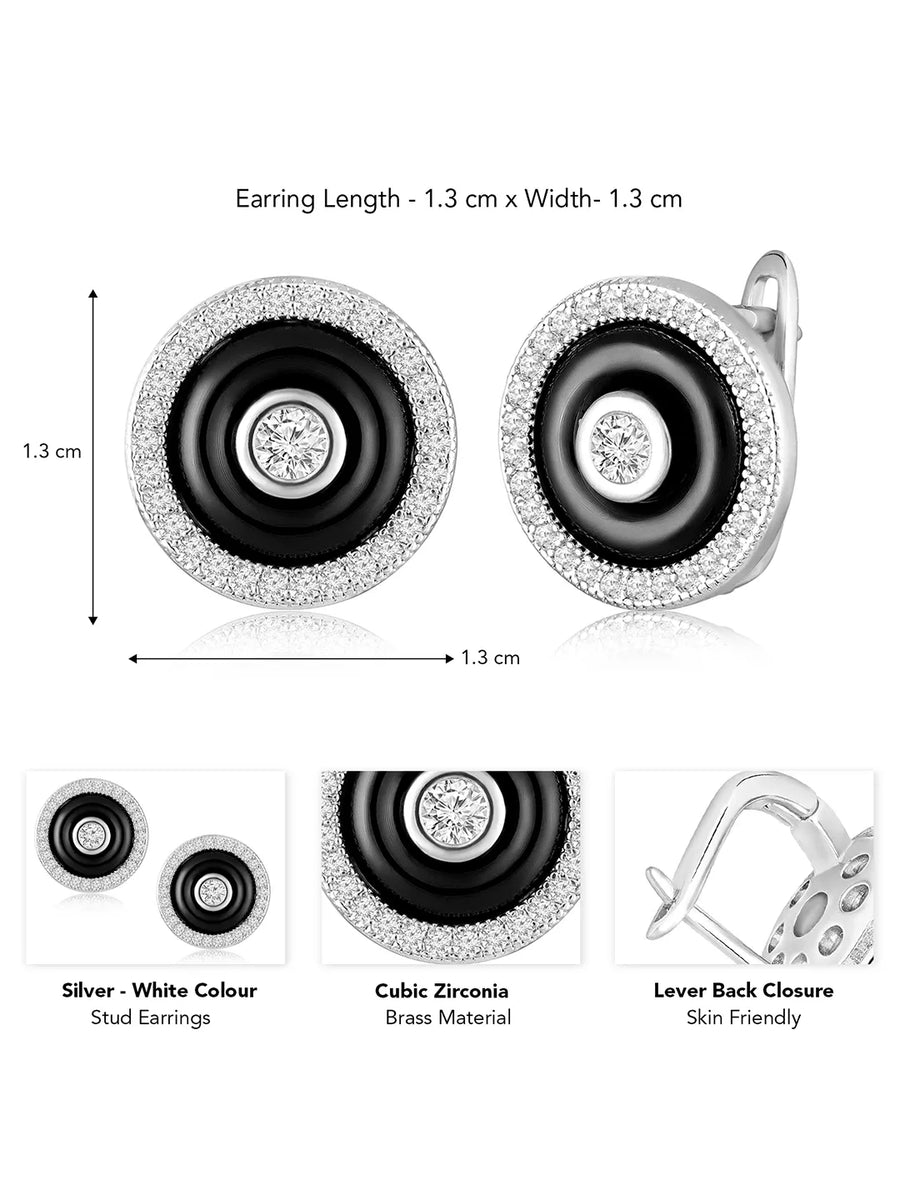 Round Stud Earrings – Classic & Chic Styles | Peora